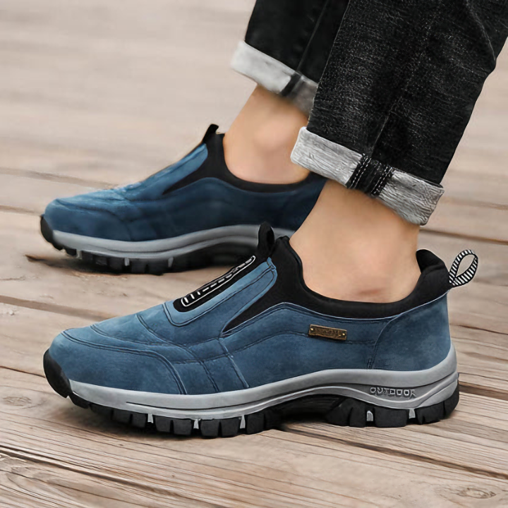 Chaussures de marche orthopédiques, silhouette ergonomique, style décontracté. 1