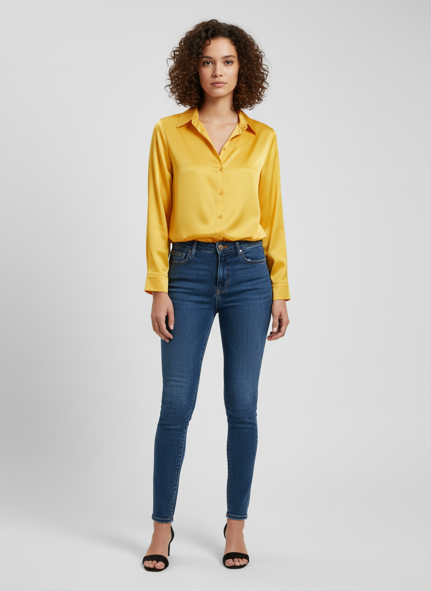 Chemisier femme chic à silhouette cintrée et col classique. - 4