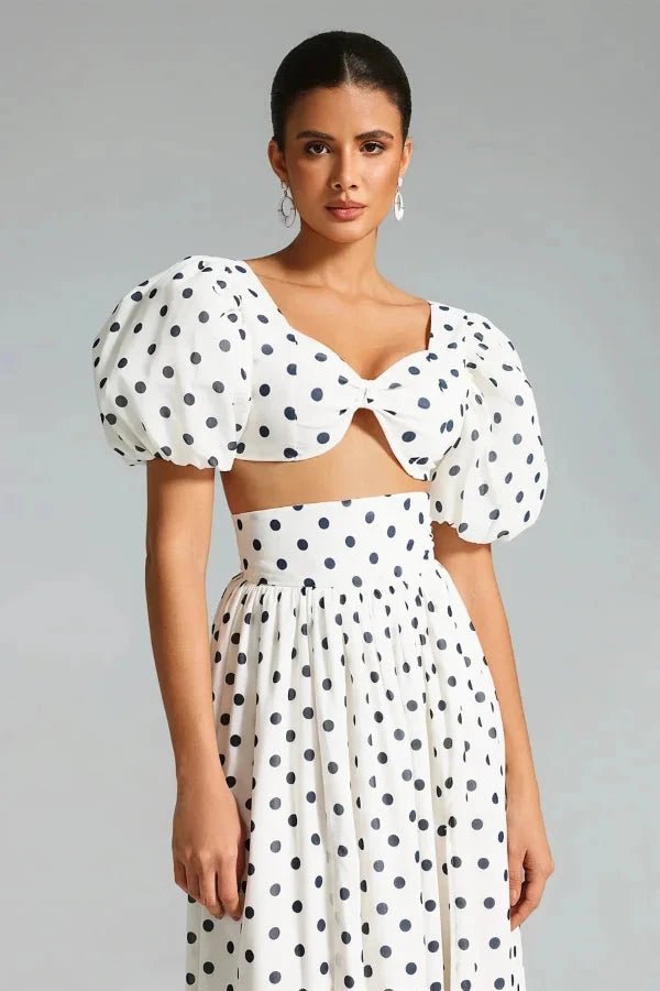 Ensemble chic deux pièces avec haut sans bretelles élégant. 2