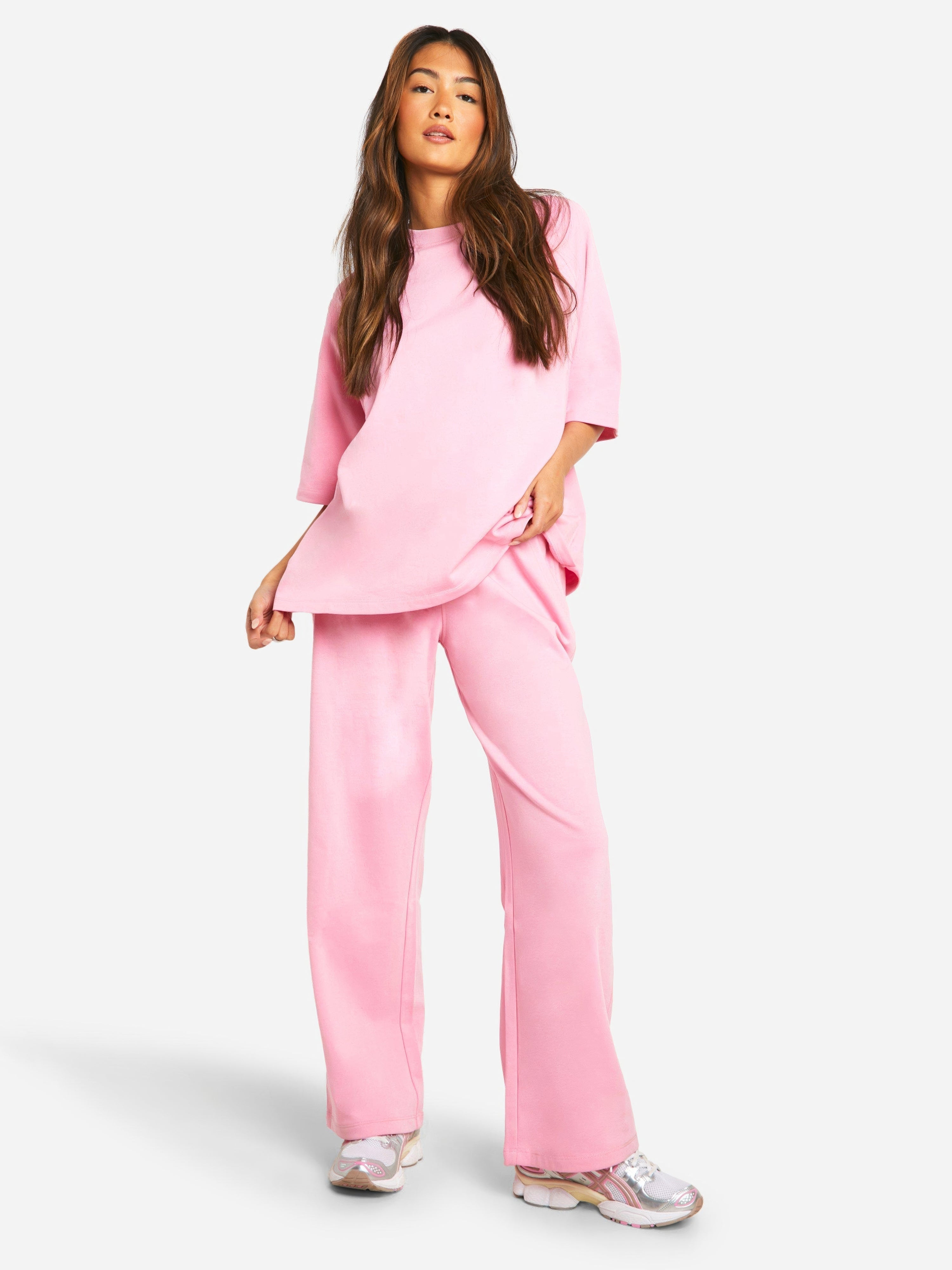 Ensemble d'été femme, coupe oversize, style chic et décontracté. - 5