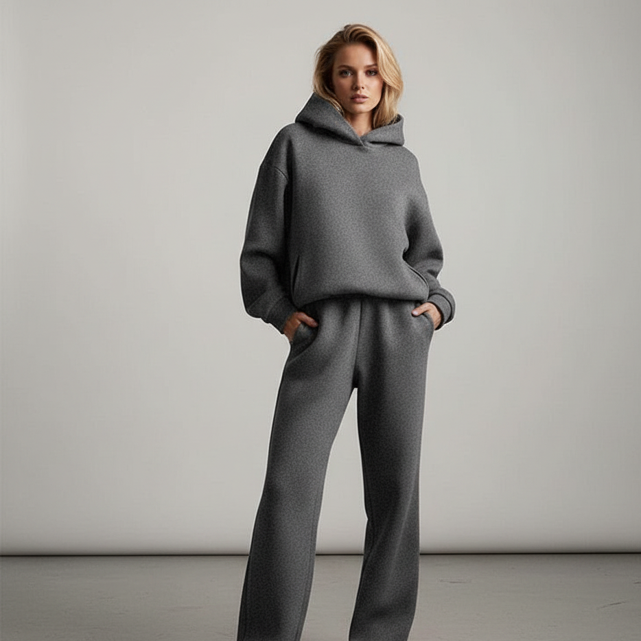Ensemble jogging femme, élégant et confortable, coupe décontractée. - 1