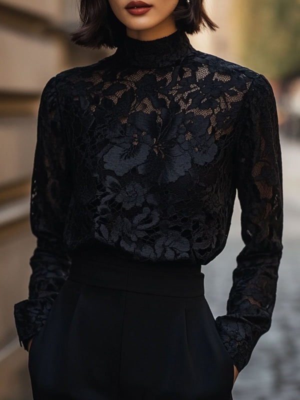 Haut élégant femme à silhouette cintrée avec encolure délicate et manches courtes. - 6
