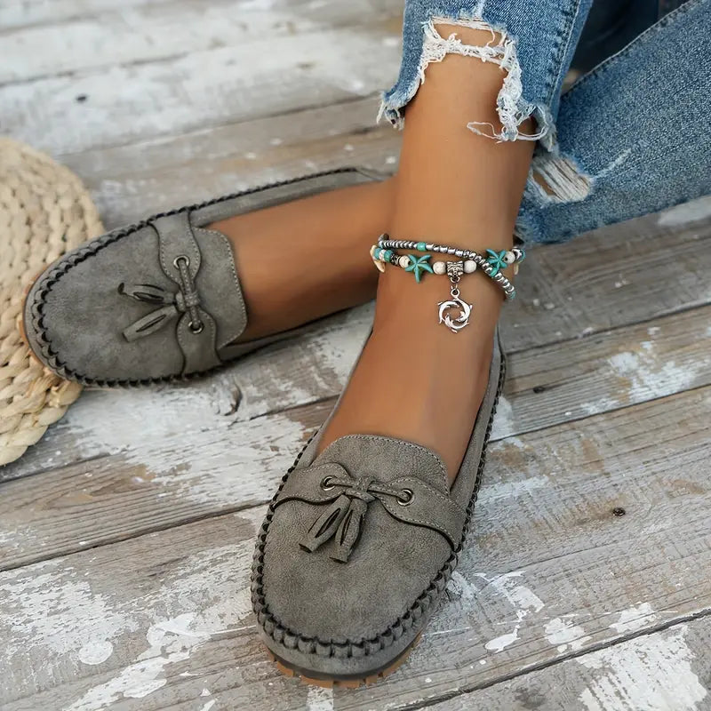Mocassins vintage chic à confort orthopédique pour un style élégant. 1