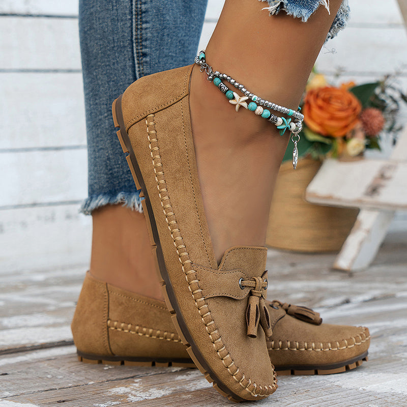 Mocassins vintage chic à confort orthopédique pour un style élégant. 7