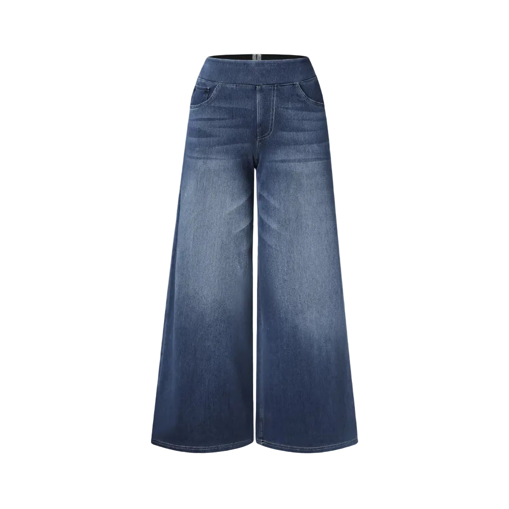 Jean femme taille haute, coupe flatteuse, style intemporel. - 5