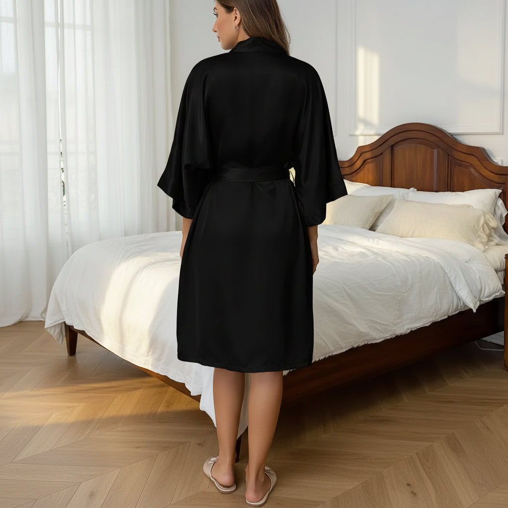 Kimono femme élégant, coupe fluide, style polyvalent. - 3