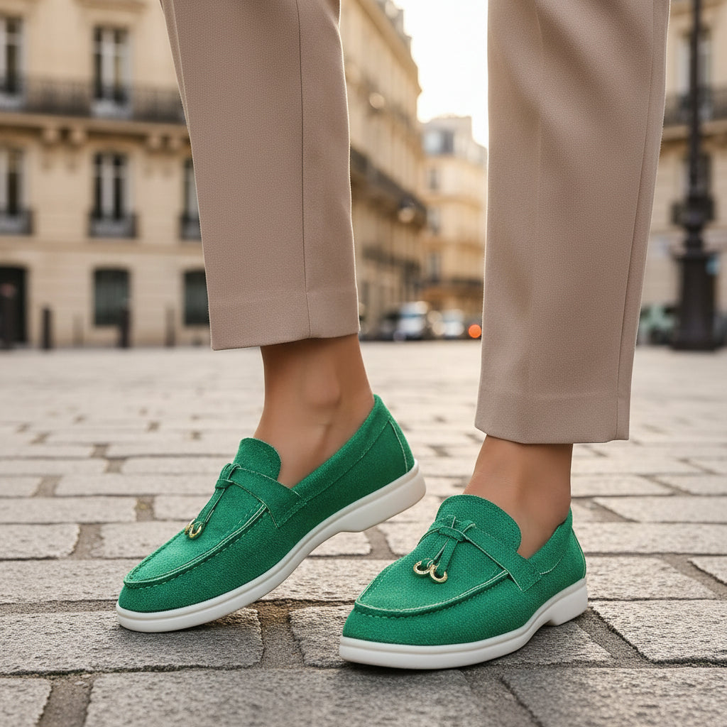 Mocassins femme élégants à enfiler avec un design intemporel. - 9