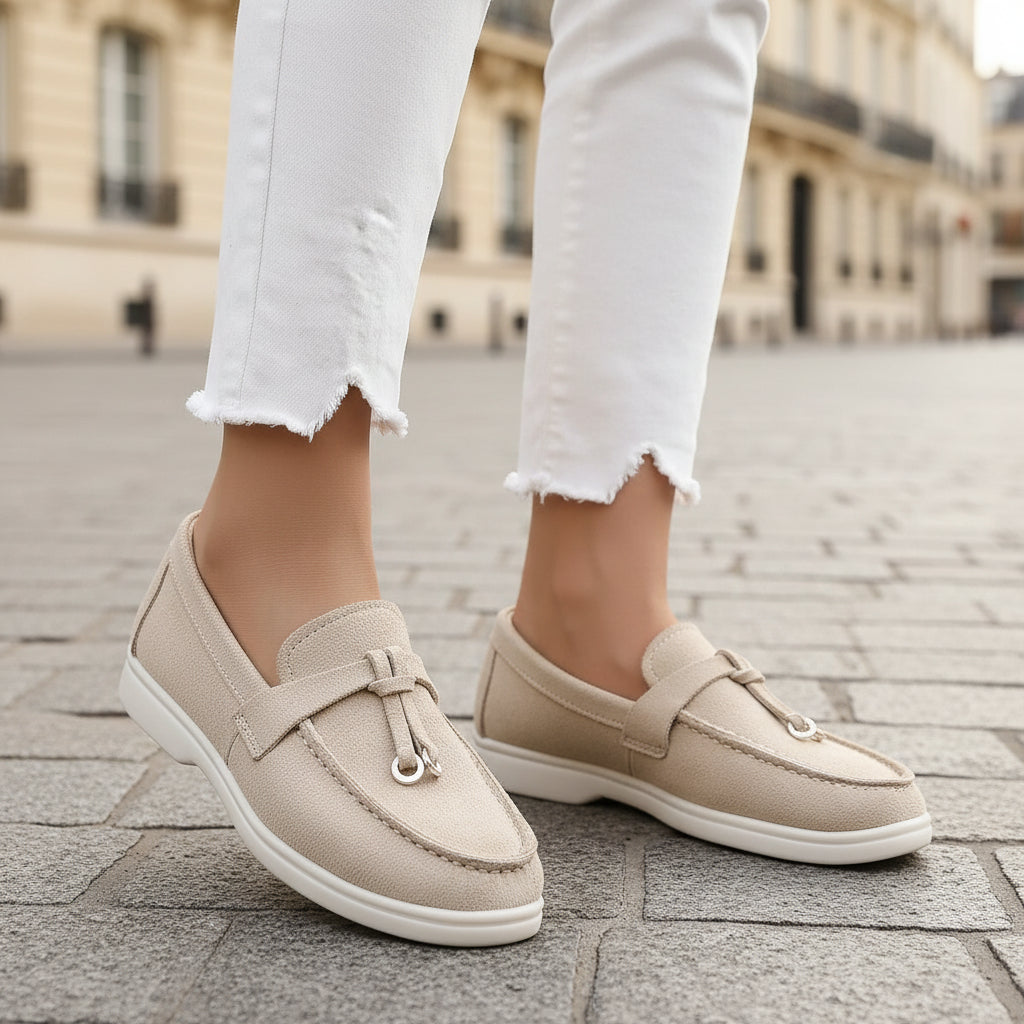 Mocassins femme élégants à enfiler avec un design intemporel. - 8