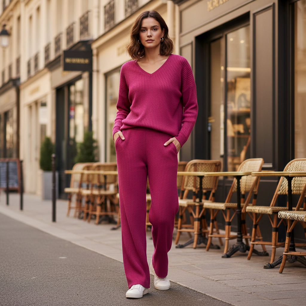 Ensemble de détente femme, coupe décontractée, style moderne. - 6
