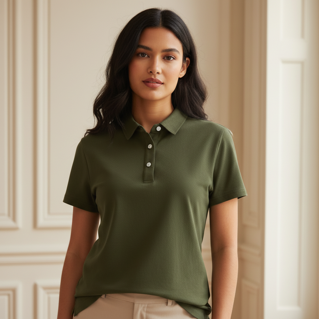 Polo femme à la coupe classique avec col polo élégant. - 2