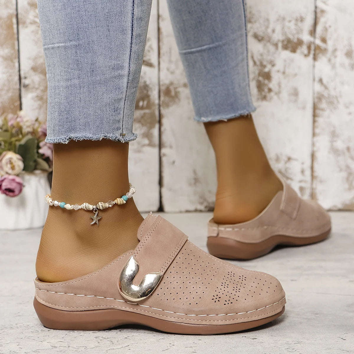 Pantoufles femme élégantes, antidérapantes et confortables. - 8