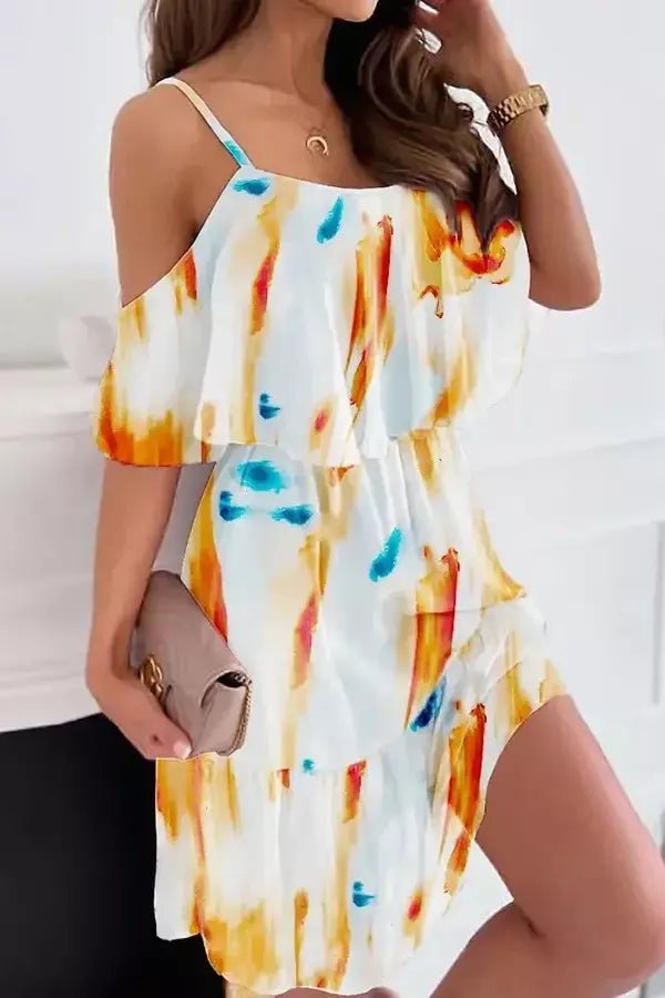 Robe à bretelles, silhouette élégante à épaules dénudées. 7