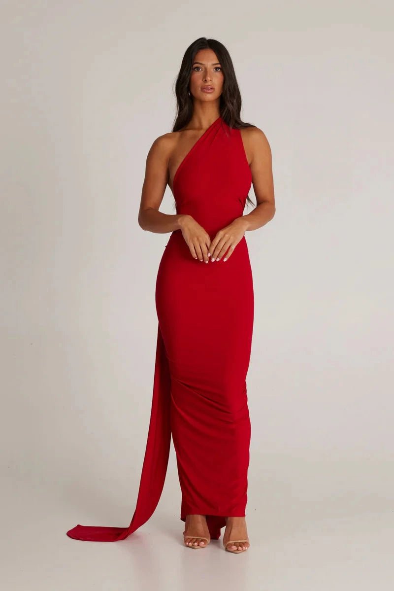 Robe asymétrique au dos nu élégante. 9
