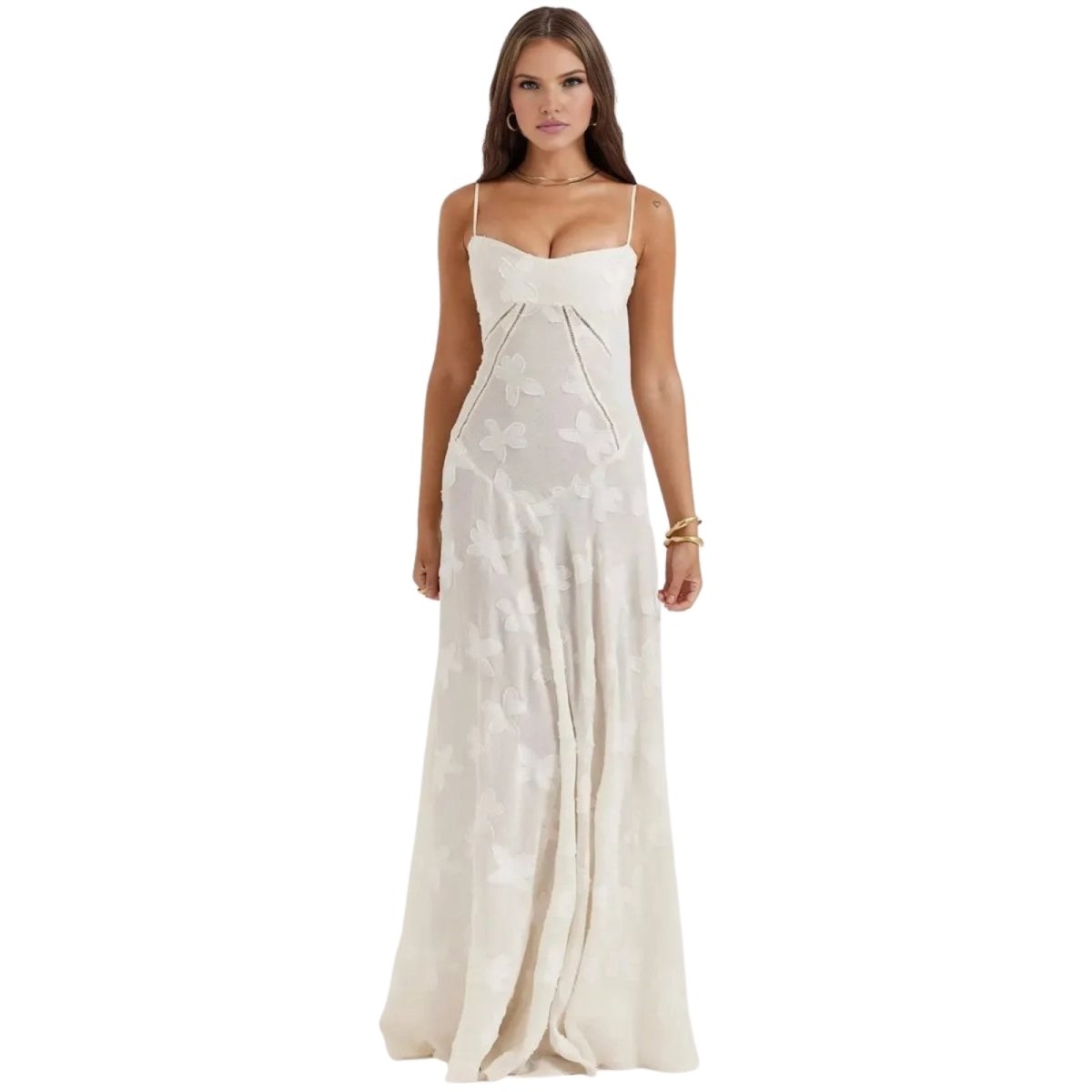 Robe bustier structurée avec détails de corset ajustable. 0