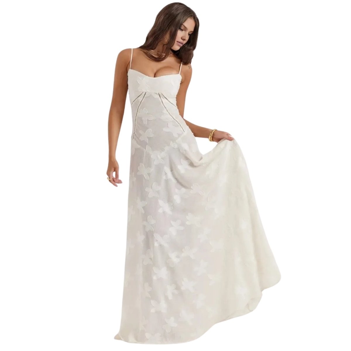 Robe bustier structurée avec détails de corset ajustable. 1