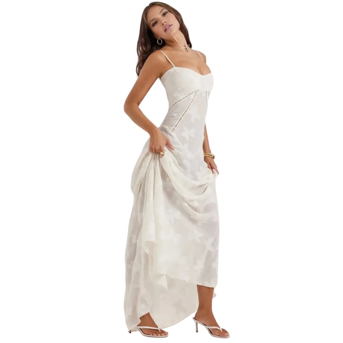 Robe bustier structurée avec détails de corset ajustable. 2