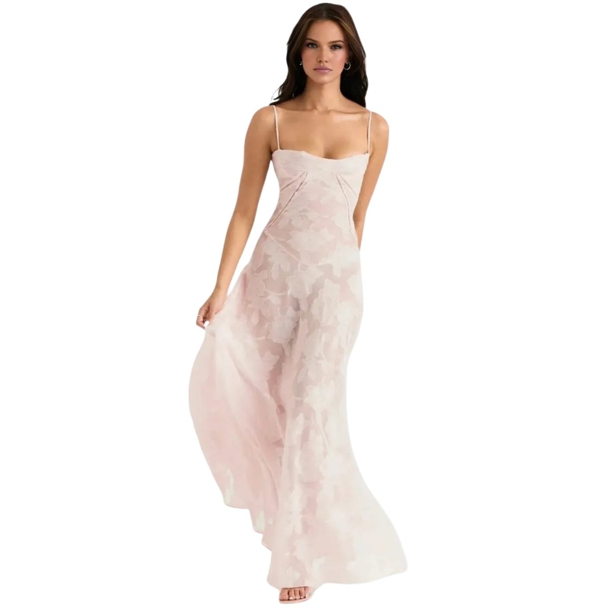 Robe bustier structurée avec détails de corset ajustable. 8