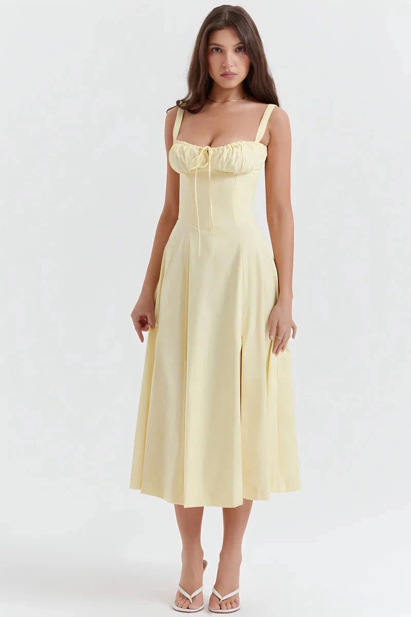 Robe d'été bustier à imprimé floral élégant. 10