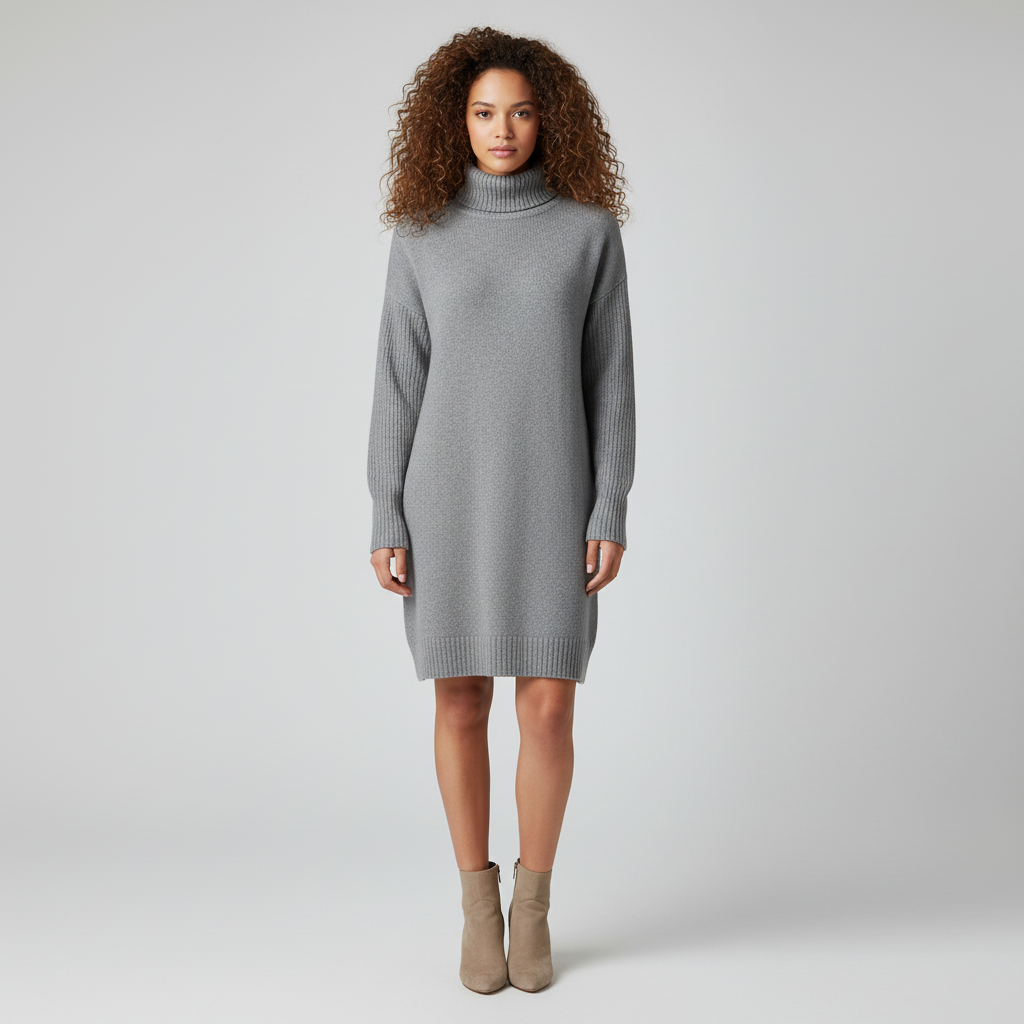 Robe élégante à coupe cintrée et fluide. - 1