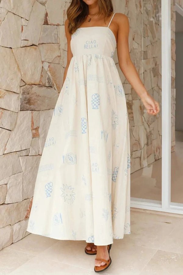 Robe longue fluide à encolure carrée, idéale pour les soirées d'été. 3