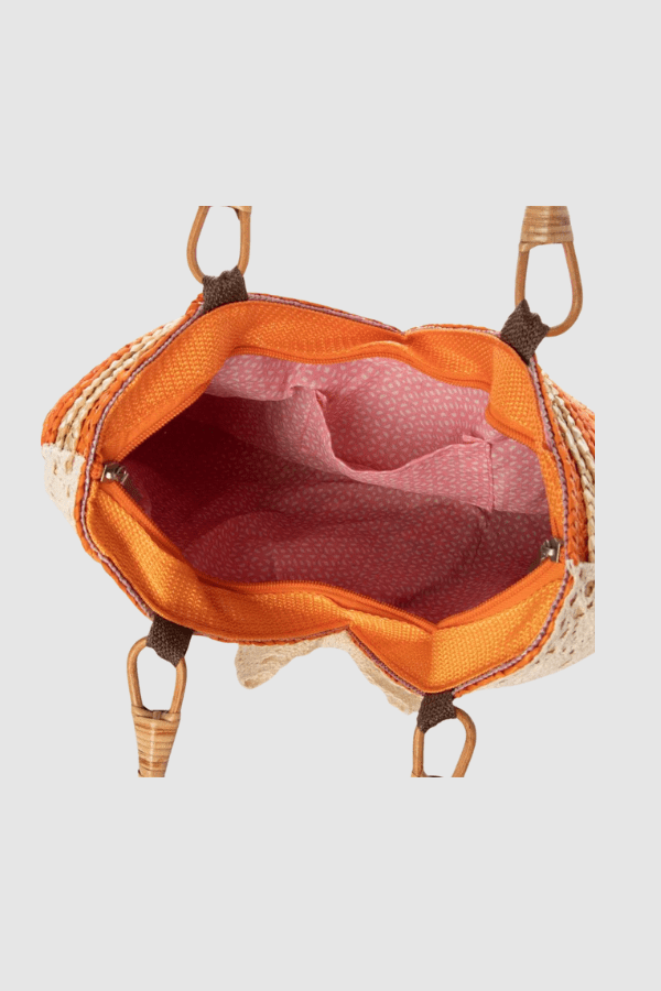 Sac à main femme élégant à rayures arc-en-ciel. - 3