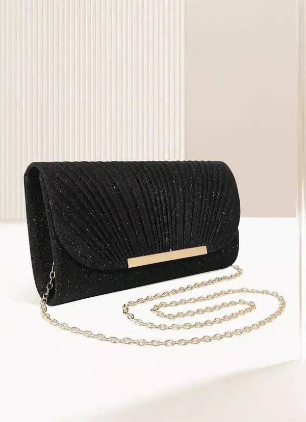 Sac à main femme élégant avec paillettes et bandoulière ajustable, idéal pour les sorties. - 3