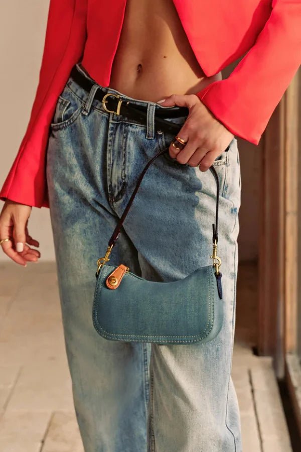 Sac à main femme, sac baguette chic et structuré. - 3