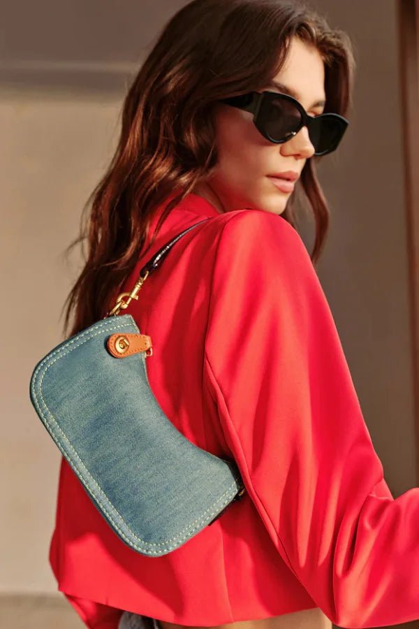 Sac à main femme, sac baguette chic et structuré. - 4
