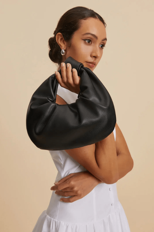 Sac à main froncé noué, style moderne et élégant pour femme. - 1