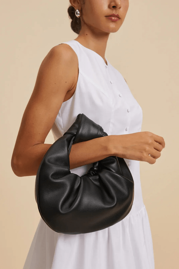 Sac à main froncé noué, style moderne et élégant pour femme. - 2