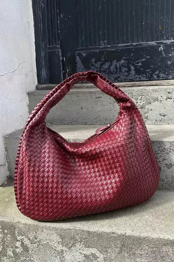 Sac bandoulière femme, tissé élégant, spacieux et pratique. - 1