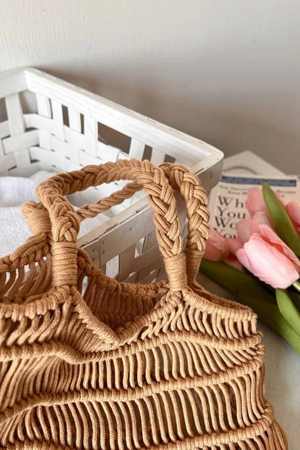 Sac fourre-tout femme au design tissé élégant et à la silhouette spacieuse. - 2