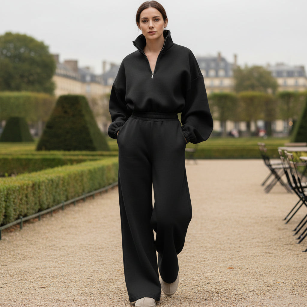 Pull femme moderne et confortable, coupe courte, style décontracté. - 3