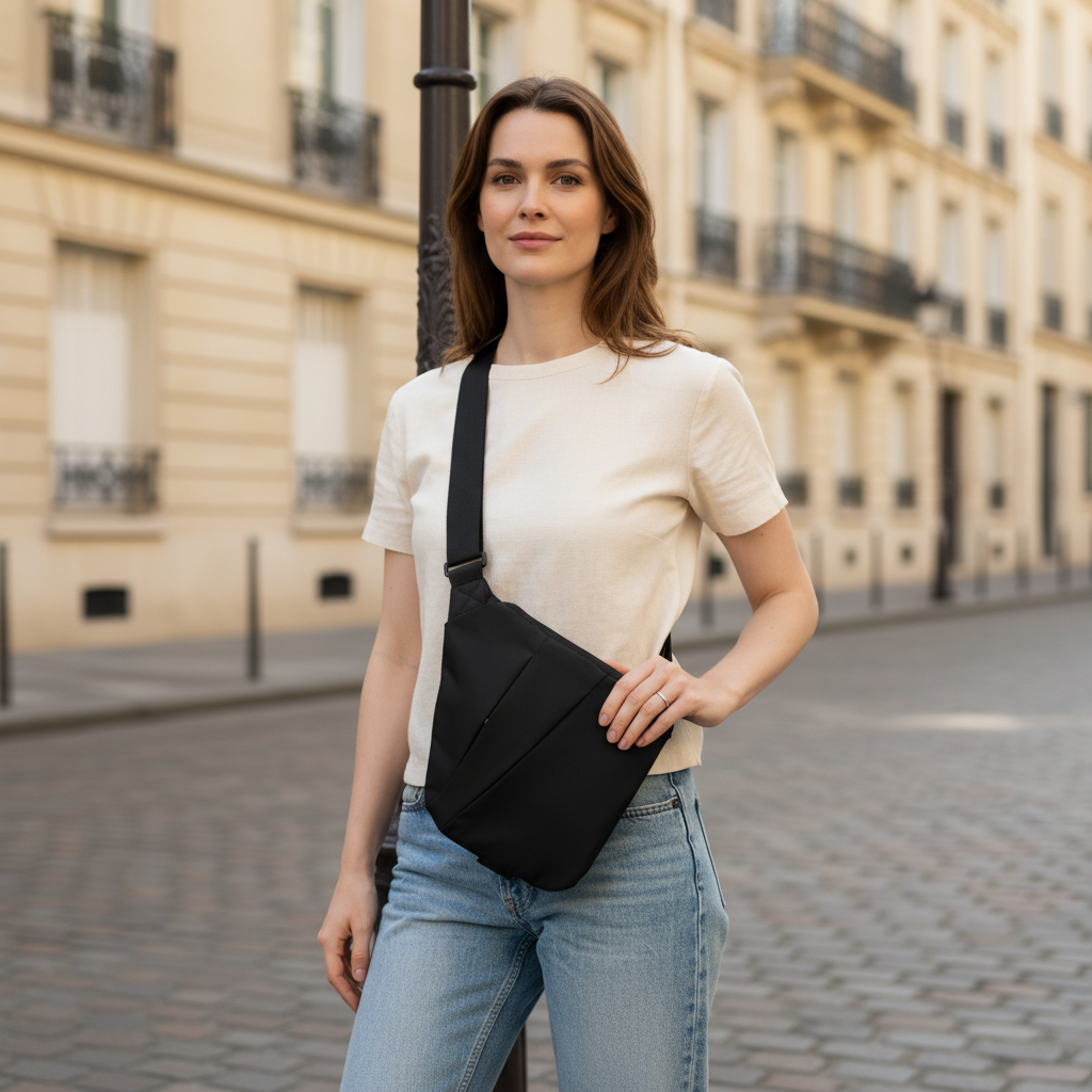 Sac bandoulière femme au design compact et élégant, idéal pour les sorties. - 1