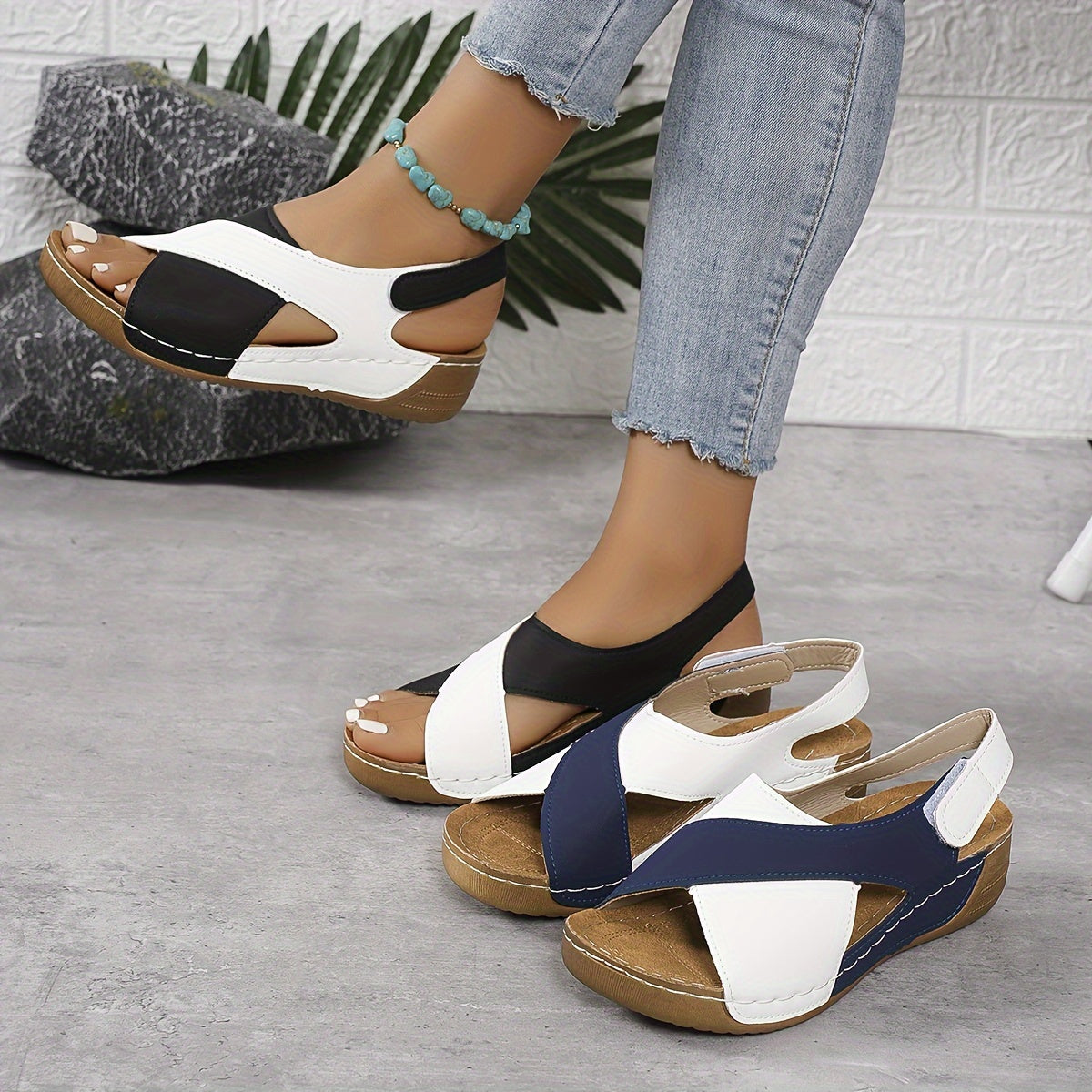 Sandale femme, style élégant, confort orthopédique. 2