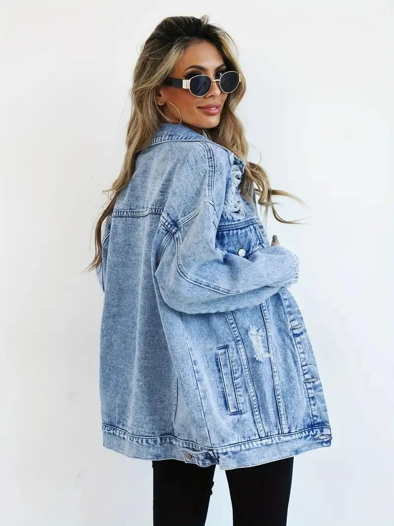 Veste surdimensionnée et élégante pour femme. - 5