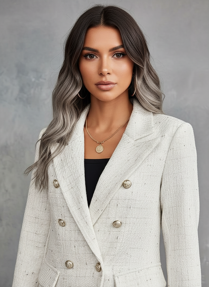 Blazer femme cintré, élégant, idéal pour des occasions formelles. - 1
