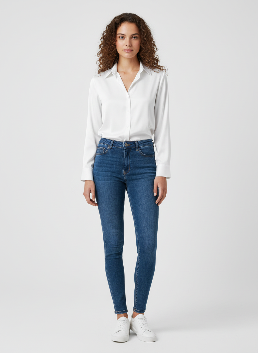 Chemisier femme chic à silhouette cintrée et col classique. - 5