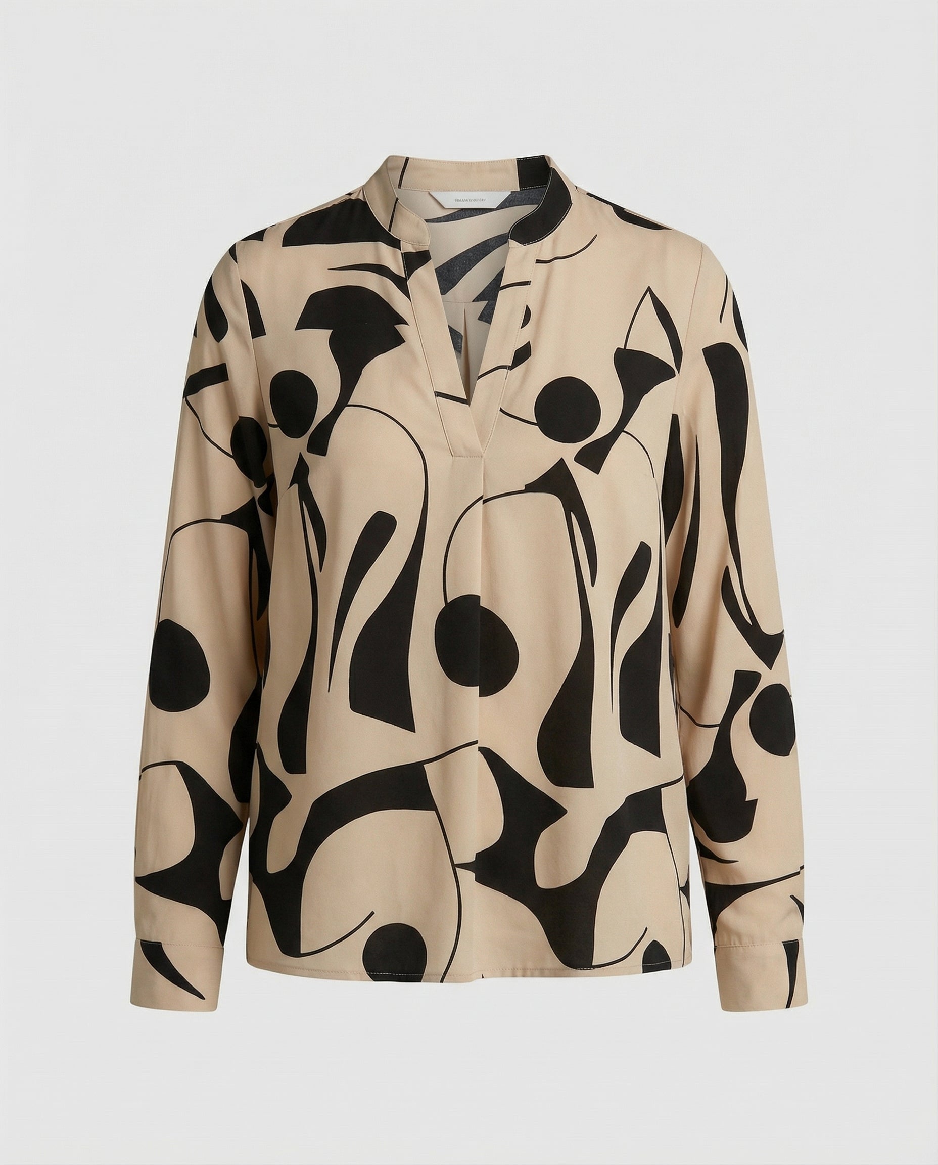 Chemisier femme chic, coupe confortable, manches longues, design moderne. - 3