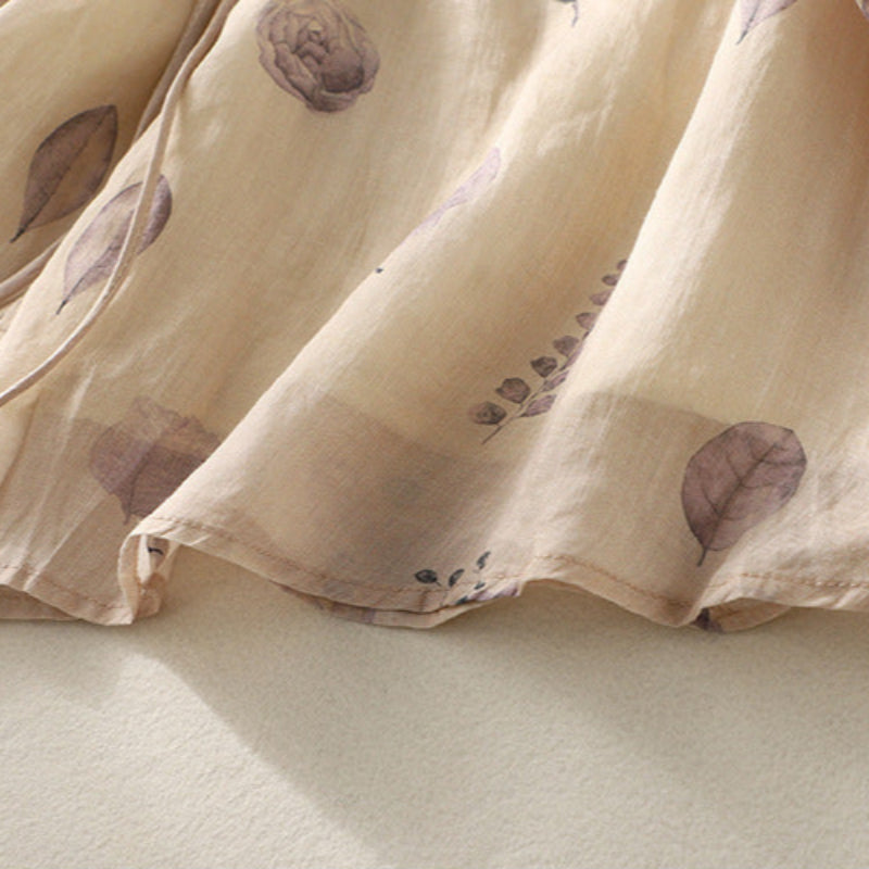 Chemisier fleuri femme, silhouette fluide et élégante. 4