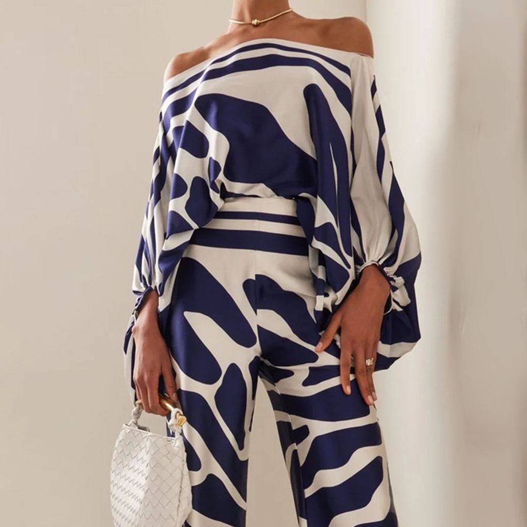 Ensemble tailleur femme, coupe fluide élégante et confortable. - 3
