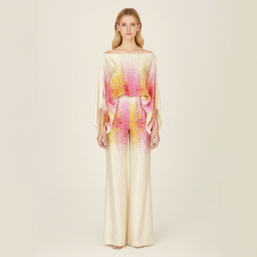 Ensemble tailleur femme, coupe fluide élégante et confortable. - 5
