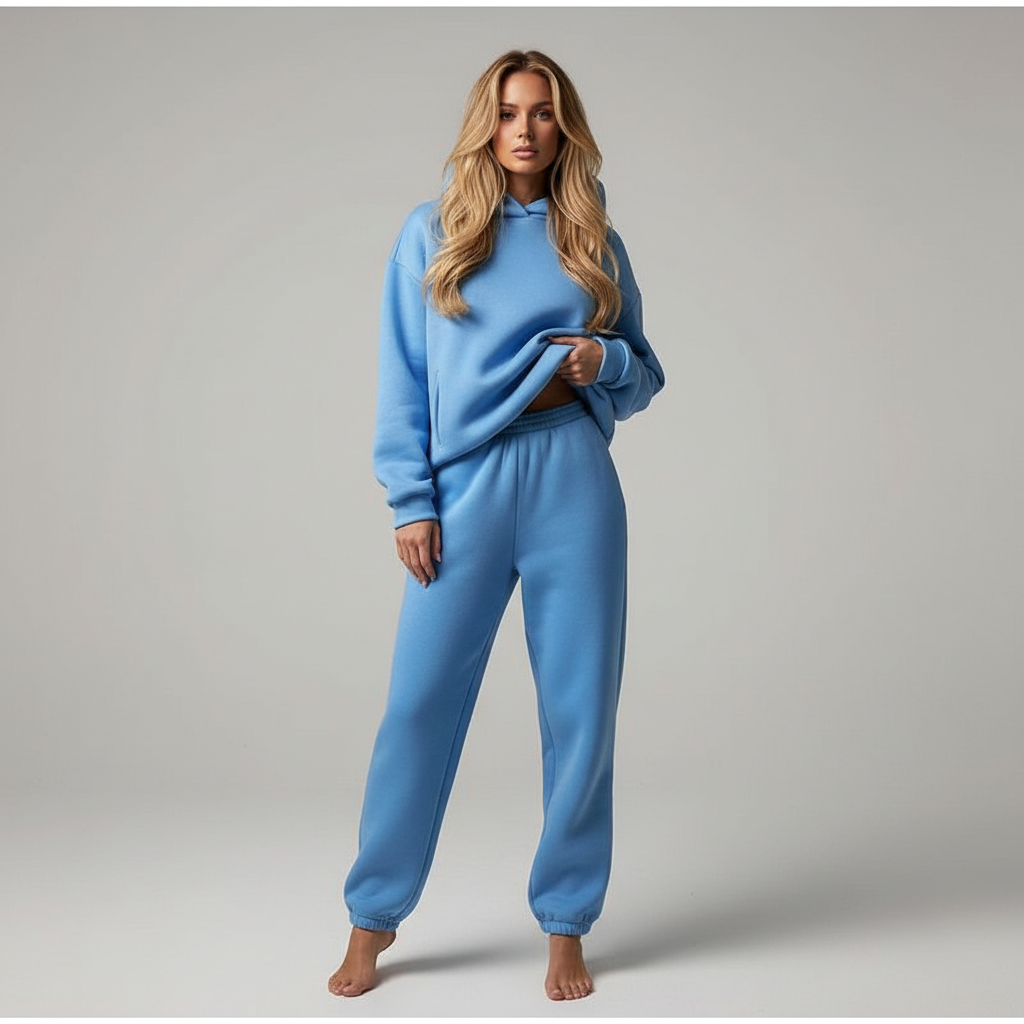 Ensemble de jogging femme, coupe élégante, style décontracté. - 3