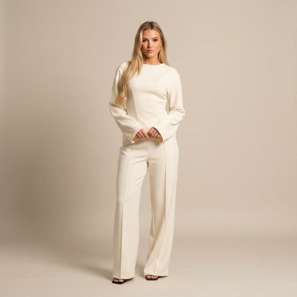 Ensemble tailleur femme, coupe flatteuse, design élégant. - 1