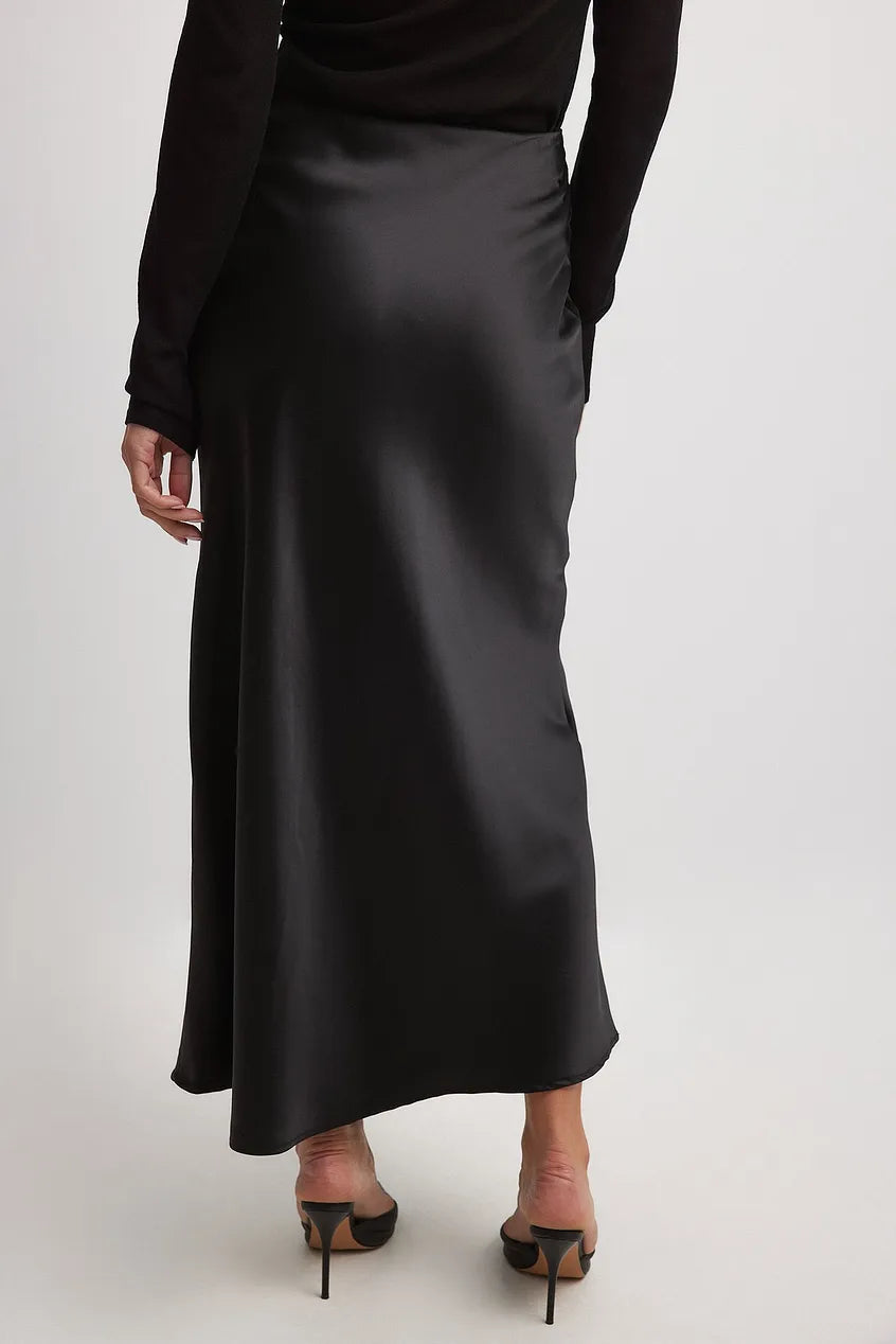 Jupe mi-longue taille haute élégante. - 4