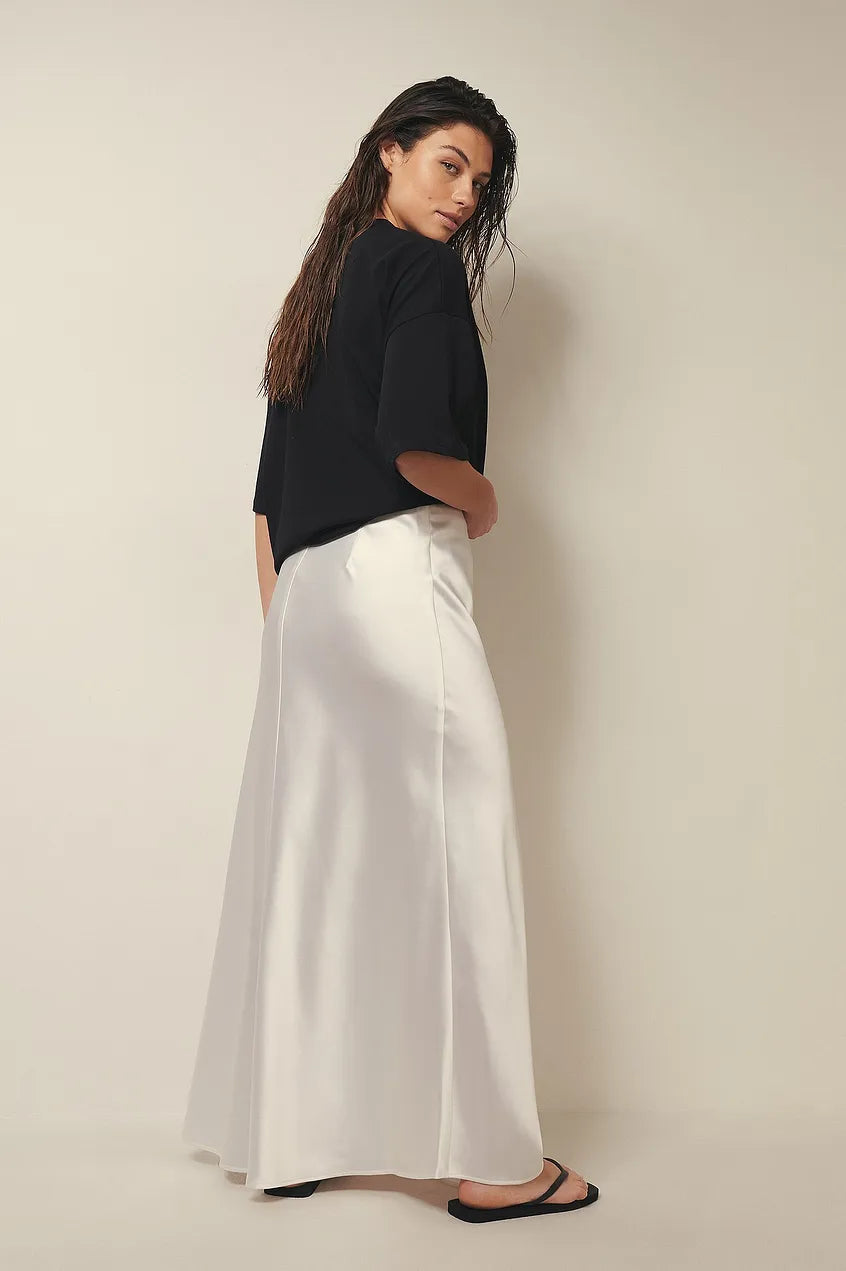 Jupe mi-longue taille haute élégante. - 6