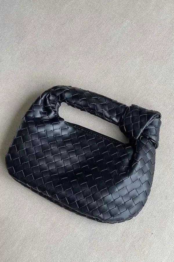 Mini sac bandoulière femme au design tissé, élégant et pratique. - 1