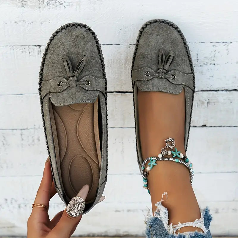 Mocassins vintage chic à confort orthopédique pour un style élégant. 5