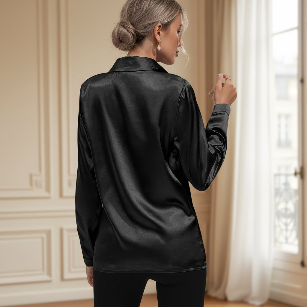 Blouse femme à coupe décontractée élégante, idéale pour les occasions décontractées. - 5