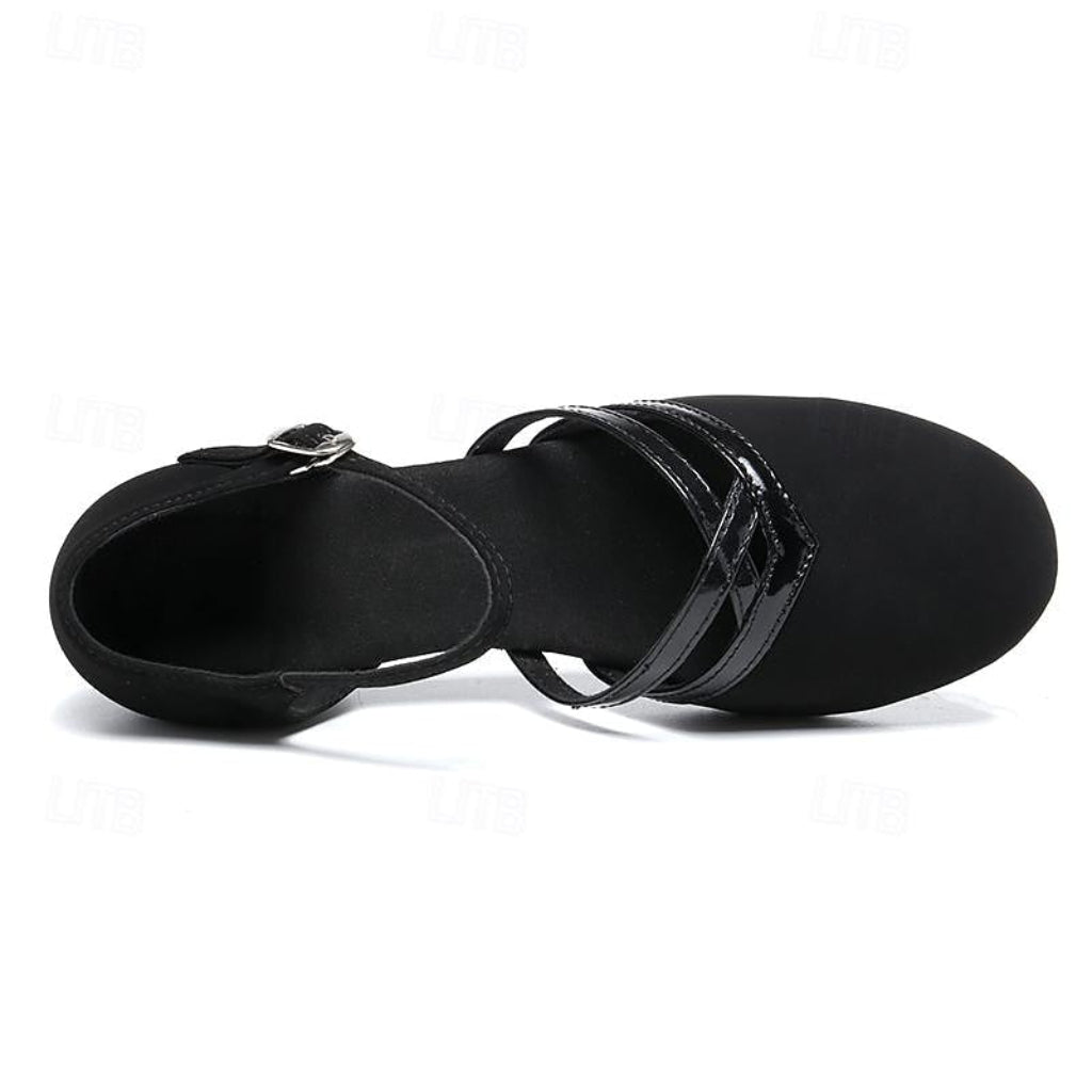 Chaussures de danse femme, ajustement raffiné, semelle flexible, idéale pour la danse de salon et latine. - 6